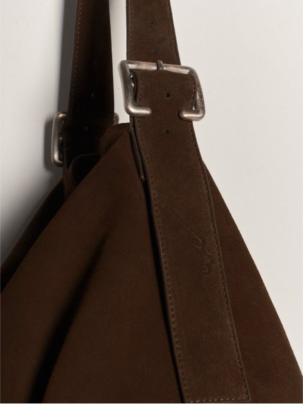 NWT We The Free Honor Suede Tote Boho Slouchy Hobo Bag in Espresso - Picture 12 of 16